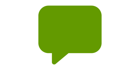green chatbox icon