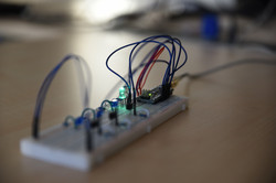 Schaltkreis mit Lichtern