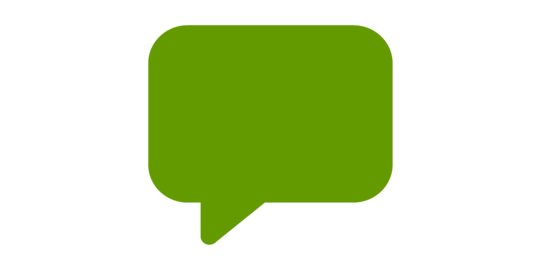 Chatbox Icon grünes Chatbox Icon